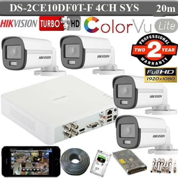 Most Popular DS-2CE10DF0T-F Price 4 camera system 1 DS-2CE10DF0T-F Price