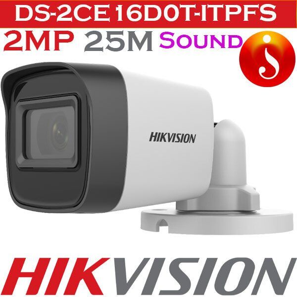 High quality Audio DS-2CE16D0T-ITPFS 1 DS-2CE16D0T-ITPFS Hikvision Audio bullet camera
