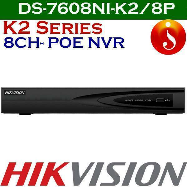 DS-7608NI-K2/8P Best Value 8 channel 4k poe NVR 1 DS-7608NI-K2/8P