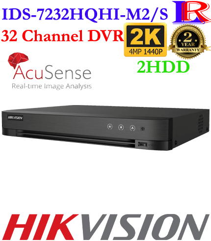 Hikvision acusense 32-Channel DVR IDS-7232HQHI-M2/S Hikvision acusense 32-Channel DVR IDS-7232HQHI-M2/S