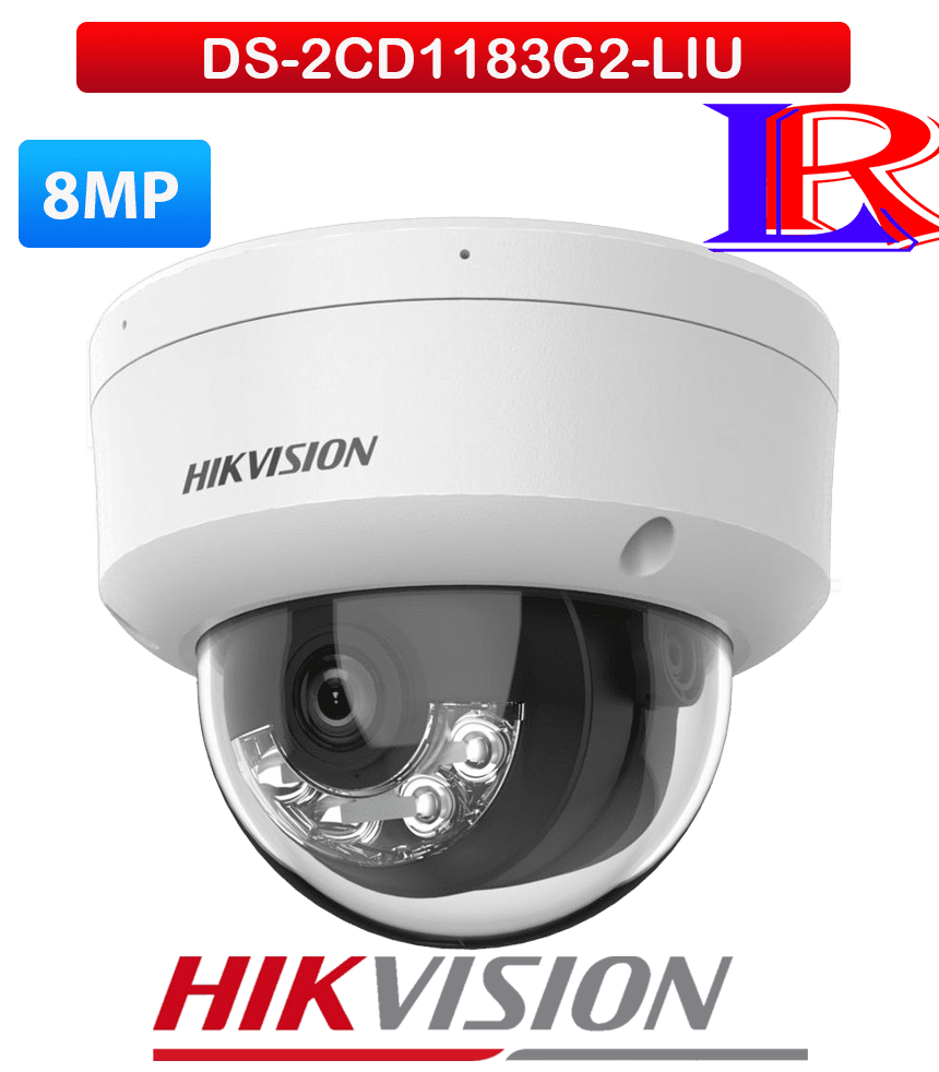 8 MP Smart Hybrid dual Light Dome Network Camera DS-2CD1183G2-LIU 8 MP Smart Hybrid dual Light Dome Network Camera DS-2CD1183G2-LIU