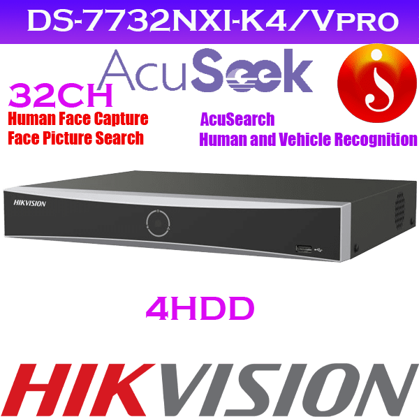 Hikvision Face picture comparison human face capture face picture search NVR DS-7732NXI-K4/Vpro 1 Hikvision Face picture comparison human face capture face picture search NVR DS-7732NXI-K4/Vpro