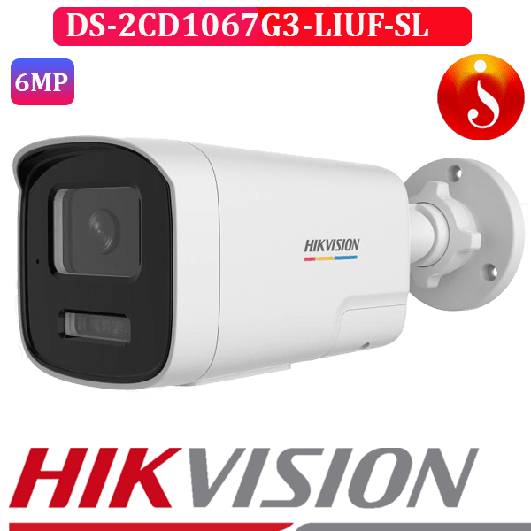 ColorVu 3.0 Hikvision 6 MP IP Bullet Camera DS-2CD1067G3-LIUF/SL 1 ColorVu 3.0 Hikvision 6 MP IP Bullet Camera DS-2CD1067G3-LIUF/SL