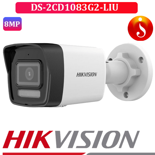 Hikvision 4K Smart Hybrid Light Bullet IP Camera DS-2CD1083G2-LIU 1 Hikvision 4K Smart Hybrid Light Bullet IP Camera DS-2CD1083G2-LIU