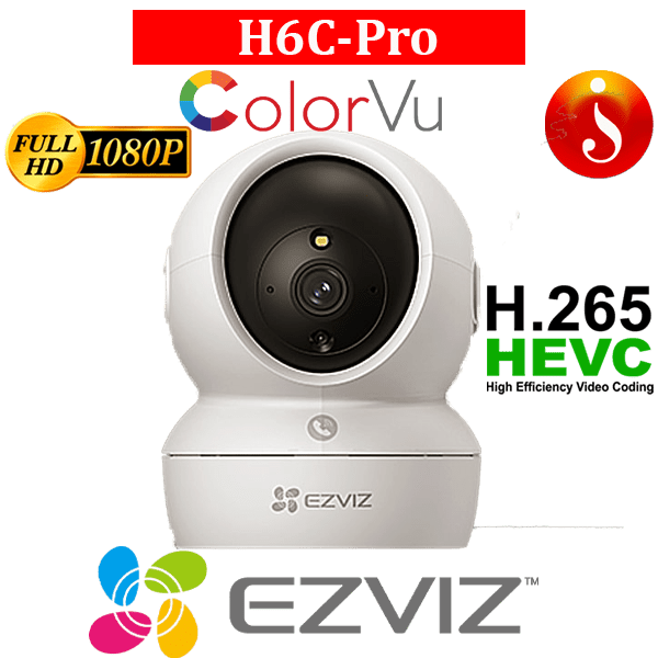 EZVIZ H6C Pro 360 Color Night Vision Smart Home 1080P Full HD Wifi Camera 1 EZVIZ H6C Pro 360 Color Night Vision Smart Home 1080P Full HD Wifi Camera