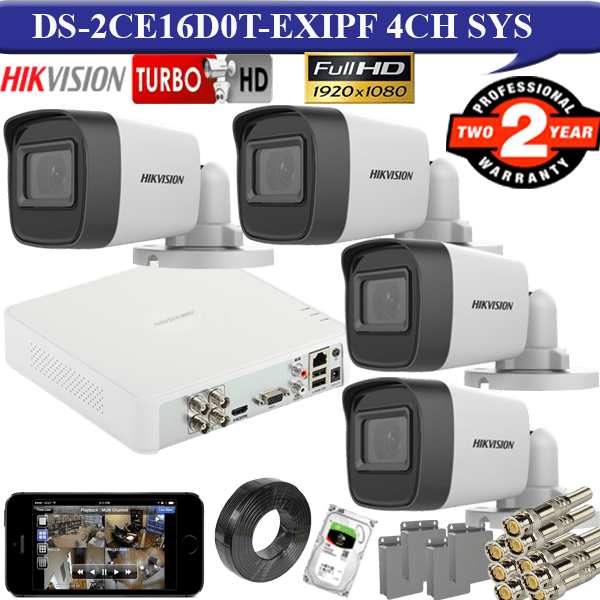 Hikvision 4 camera package price 1 Hikvision 4 camera package price